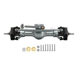 INJORA +4mm Planet Axles with Double Joint Shafts & Brass Steering Knuckles for 1/24 Axial SCX24