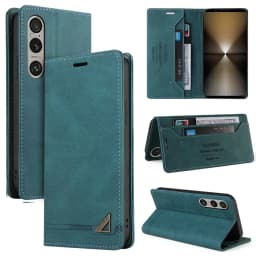Wallet Slot RFID Blocking Flip Leather Case For Sony Xperia 1/10 VII 1/10 VI 1/5/10 V 1/5/10 IV 1/5/10 III 1/10 II XZ3 ACE III