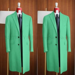 Simple Classic England Style Cotton Overcoat Men Thick Custom Made Single Breasted Pocket Coat Casual Winter Warm Jacket