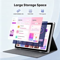 10.1 Inch Tablet Android 16 8-Core Tablets 32GB(8+24)+128GB 1TB Expansion 7000mAh WiFi 5 5MP+8MP Keyboard Mouse PC PAD Set