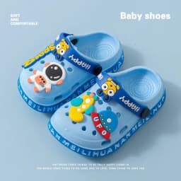 Shoes Children's Cartoon Baby Soft-Soled Sandals – Ultra-Light Anti-Slip Infant Closed-Toe Sandals for Boys & Girls Beach