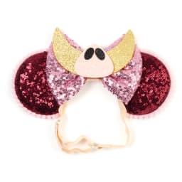 Mouse Ears Adjustable Headband Cartoon Sequin Bows Headband Birthday Party Christmas Princess Cosplay Costume For Women Adult
