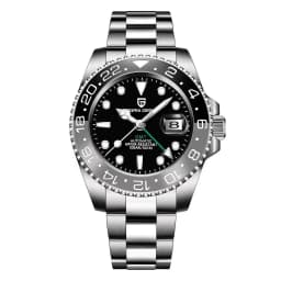 2026 New PAGANI DESIGN Luxury Men Mechanical Watches Stainless Steel GMT Watch Top Brand Sapphire Glass Men Watch reloj hombre