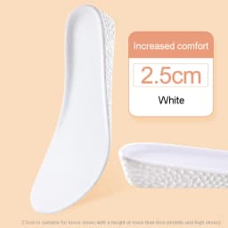Insoles for Shoes Breathable Heighten Heel Insert Pad Cushion Unisex Height Increase Insole Boost Man Women's Shoes Sneakers New