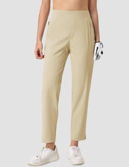 TACVASEN Golf Pants Womens UPF 50+ Lightweight Stretch High Waisted Pants Quick Dry Casual Work Trousers Travel Athletic Pants