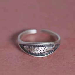 VENTFILLE 925 Sterling Silver Metal Flower Shell Geometric Rings For Women French Retro Romantic Open Thai Silver Rings