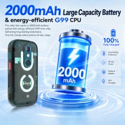Unihertz Jelly Star Smartphone Android 13 4G Global Version 8GB + 256GB Dual Nano SIM 48MP Camera 3 inch Phone Helio G99