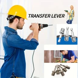 2pcs Outer Conversion Rod M10+M14 Hex Socket Adapter Converter Impact Power Drill Sockets Adapter Chuck Hex Shank Converter