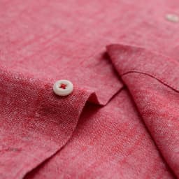 Men‘s Solid Button-Down Collar Dress Shirt - Breathable Cotton-Linen Blend - Long Sleeve, Slim-fit - Spring Summer Casual Chic