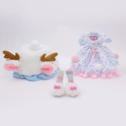 ICY DBS Blyth doll 1/6 bjd clothes cute dress set rabbit hat girl toys SD