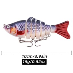 1 PCS Wobblers Fishing Lures Artificial Multi Jointed Sections Artificial Hard Bait Trolling Pike Carp Fishing Tools