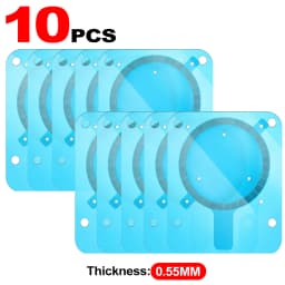 10-1PCS Strong Magnetic Ring Wireless Charging Magnet Circle Sticker Metal Magnet Plate Sheet for Magsafe IPhone 17 16 15