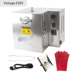 800 Constant 1200 Sectional Temperature Control Burnout Oven Mold Digital Display Wet Dry Plaster Furnace Permanent