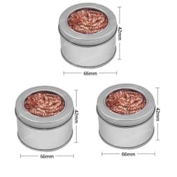 Soldering Iron Tip Cleaner Desoldering Cleaning Ball Tin Remover Soldering Iron Mesh Filter Welding Metal Wire Stand Steel Ball