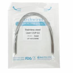 10pcs/pack Dental Orthodontic Stainless Steel Round/Rectangular Wire Ovoid Form Dentist Material Dental Arch Wire