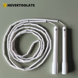 NEVERTOOLATE XROPE ABS 7mm hard beads jump skipping rope beaded skip rope Professional competition 2.9 meter long handle