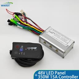 24V 36V 48V 250W 350W Brushless Motor Driver Universal Controller S810 LED Display Panel Kit for E-bike Repair Conversion
