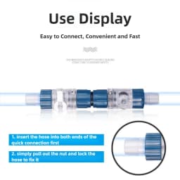 Aquarium Quick Connect water pipe water flow controller Fish Tank Filter Barrel Quick Connect Connector reducer adapter 12/16mm