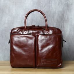 Retro Leather Men's Briefcase Top Layer Leather Handbag Casual Shoulder Messenger Bag Business Laptop Bag Trendy Men's Bag NZPJ