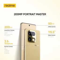 realme 16 Pro Plus 5G Smartphone realme 16 Pro+ 200MP OIS Camera Snapdragon 7 Gen 4 6.8'' AMOLED 144Hz Curved Screen 7000mAh Bat