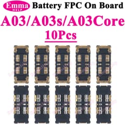 10pcs Battery FPC Connector Cilp Contact Plug For samsung A54 A34 A55 A35 A33 A73 A07 A13 A15 A16 A17 Connector Plug On Board