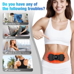 Smart Electric Neck Massager Set Back Cervical Patch 6 Modes 19 Levels Intensity Portable Home Use Massage Tools for Relieve Fatigue