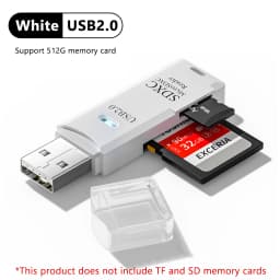 NNBILI 2 in 1 USB 3.0/USB2.0 Card ReaderMicro TF SD Card Reader USB Adapter High Speed TF Memory Card for PC Laptop Accessories
