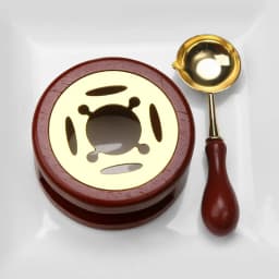 Wax Seal Stamp DIY Handmade Art Tools Fire Paint Stamp Handle Antique Metal Sealing Rosewood Handle Wedding Invitations SB024