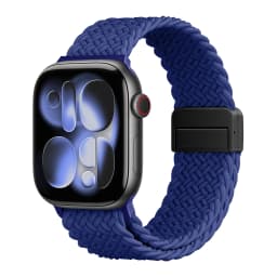 New Braided Strap For Apple Watch Bands 44 40 45 49 42 41 38mm Magnetic Snap Nylon Bracelet iWatch Series 11 9 5 6 8 7 SE Ultra3