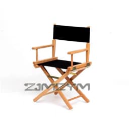 Solid Wood Chair Foldable Bar Counter Leisure Chair Outdoor Backrest Office Makeup Fishing Outdoor Garden Armchairs