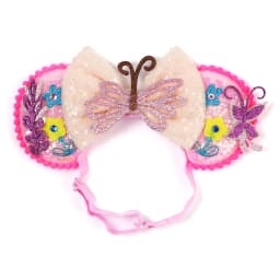 Mouse Ears Adjustable Headband Cartoon Sequin Bows Headband Birthday Party Christmas Princess Cosplay Costume For Women Adult
