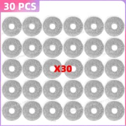 Fit For Conga 20090, Everybot Q9, Inic iX30 AI Ultra, 3i P10 Ultra, ILIFE T60s, Airbot X40 Ultra/X40 Master Brush Filter Bag Mop