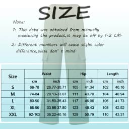 Women Cargo Pants With Pockets Stretch High Waisted Casual Sweatpants Straight Wide Leg Long Pants Sporty Jogger Trouser