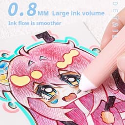 LANGUO Multicolor Pens 28/60/120 Colors 10-in-1 Colored Ballpoint Pen 0.8mm Fine Point Smooth Writing Retractable Ballpoint Pens
