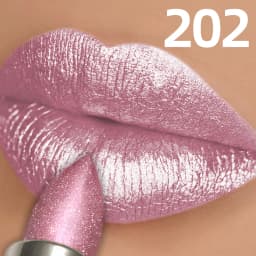 Metallic Glitter Lipstick 3 Color Waterproof Lip Balm Red Long Last Lip Tint Matte Lip Makeup Gifts Shiny Lip Gloss Cosmetic