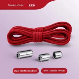 2024 New Round Elastic Laces Sneakers Shoelaces Without Ties No Tie Shoe Laces Kids Adult Quick Shoe Lace Rubber Bands for Shoes
