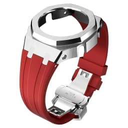 Mod Kit For Casioak GMAS2100 Stainless Steel metal Case Rubber Strap for Mod Kit GMA-S2100 4thGen Replacement shoc K Accessories