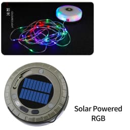 10m LED Reel String Lights Outdoor USB Rechargeable Camping Lamp Solar Fairy Christmas Lights Garden Room Decorative Tent Light