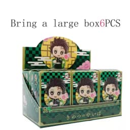 Hot sold 1-12pcs Anime Demon Slayer Model Tanjiro Kamado Nezuko cartoon figure PVC model ornament child Christmas Halloween gift