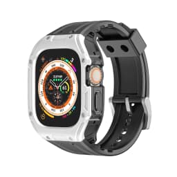 Case+Strap For Apple Watch Ultra 49mm Modification Kit For iWatch Series Ultra 2 49mm Steel Buckle Refit Mod Sports Watch Band
