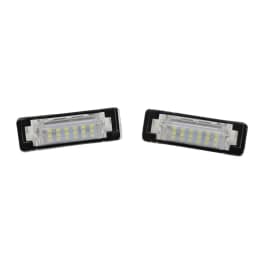2Pcs Canbus LED License Plate Light For Mercedes Benz E C Class W210 W202 4D AMG White Car-Styling Number Lamp 12V