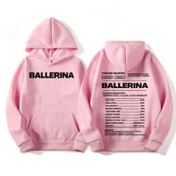 Funny Ballet Dancer Gift Letters Print Hoodies Men Women Clothing Fashion Aesthetic Sweatshirts Fleece Casual Long Sleeve Hoodie