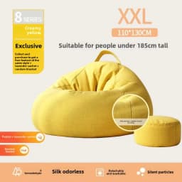 Lazy Sofa Bean Bag Single Person Can Lie Down and Sleep floor sofa muebles bean bag chair with filling