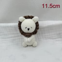 Handmade Kid Room Deco Stuffed Plush Toy Animal Amigurumi Handcrafts Kids Gifts Soft Fox Cow Lamb Birthday Sleeping Dolls