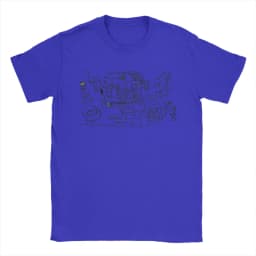 Petey's Lumon Map Severance T Shirt Men 100% Cotton Vintage T-Shirt Round Neck MDR Tee Shirt Short Sleeve Clothing Gift Idea