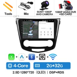 Android 15 Car Radio For Nissan Qashqai 2 J11 X-Trail T32 Rogue 2013-2021 QLED BT GPS DSP 4G LTE Autoradio Navigation 5G WIFI