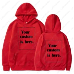 Customized Text Personalized Hoodies Warming Long Sleeve Sweatshirt Student Casual Custom Printed Text DIY Hoodie Fashion Tops
