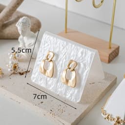 Acrylic White Newest Earring display stand Holder Jewellery Organizer Jewelry Packaging & Display Case Props