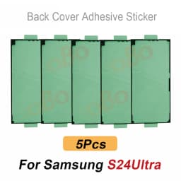 5Pcs Back Cover Adhesive Waterproof Seal Sticker for Samsung S23 S24 Plus FE Ultra Series Rear Housing Glue Repair Sticker