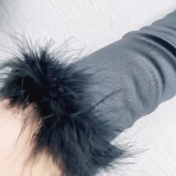 52cm Feather Satin Retro Style Women Long Gloves Party Ball Christmas Cosplay Stage Performance Fashion Personality Elegant